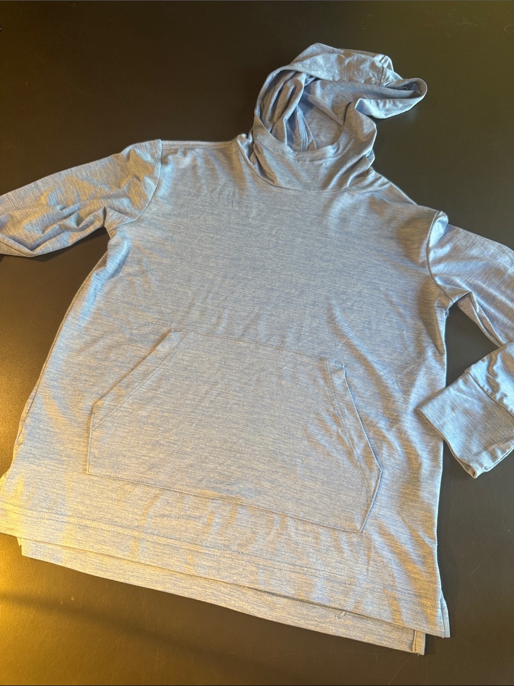 Primary Activewear StayCool UPF 50+ Pullover Hoodie, Blue (Size 8-9)